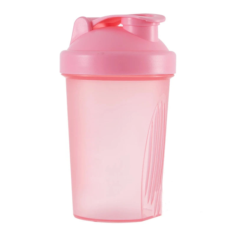 400ML/600ML Colorful Sport Shaker Bottle Whey Protein Powder Mixing Bottle Fitness Gym Shaker Outdoor Portable Plastic Drink Cup