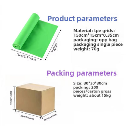 Cross-Border Direct Sales High-Quality Thermoplastic Elastomer Tension Plate Resistance Bands for Shoulder Opening Back Shaping