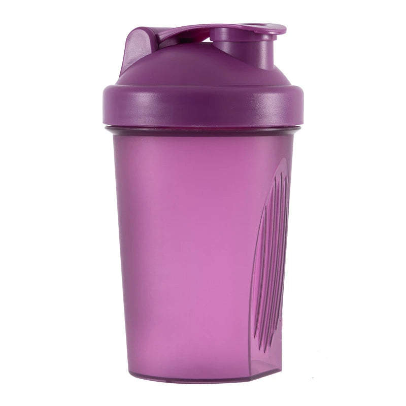 400ML/600ML Colorful Sport Shaker Bottle Whey Protein Powder Mixing Bottle Fitness Gym Shaker Outdoor Portable Plastic Drink Cup