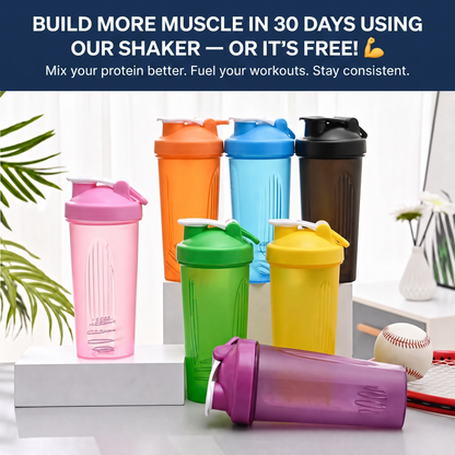 ProMix Flow™ — Premium Protein Shaker Bottle