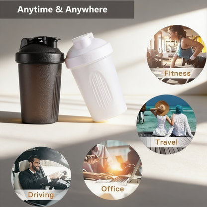 ProMix Flow™ — Premium Protein Shaker Bottle