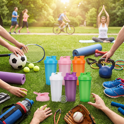 ProMix Flow™ — Premium Protein Shaker Bottle